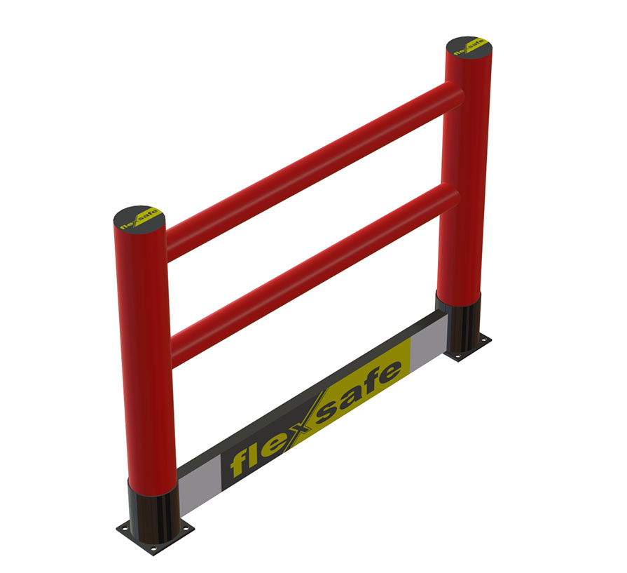 Flexsafe – Double Yaya Yolu Bariyeri ve Tekmelik
