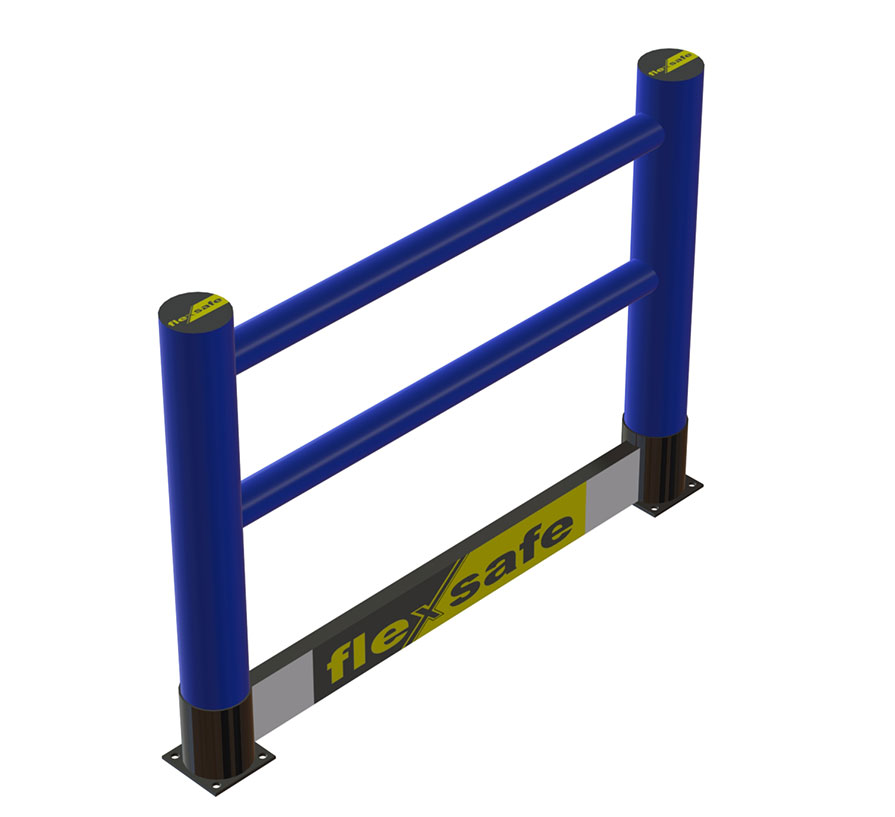 Flexsafe – Double Yaya Yolu Bariyeri ve Tekmelik