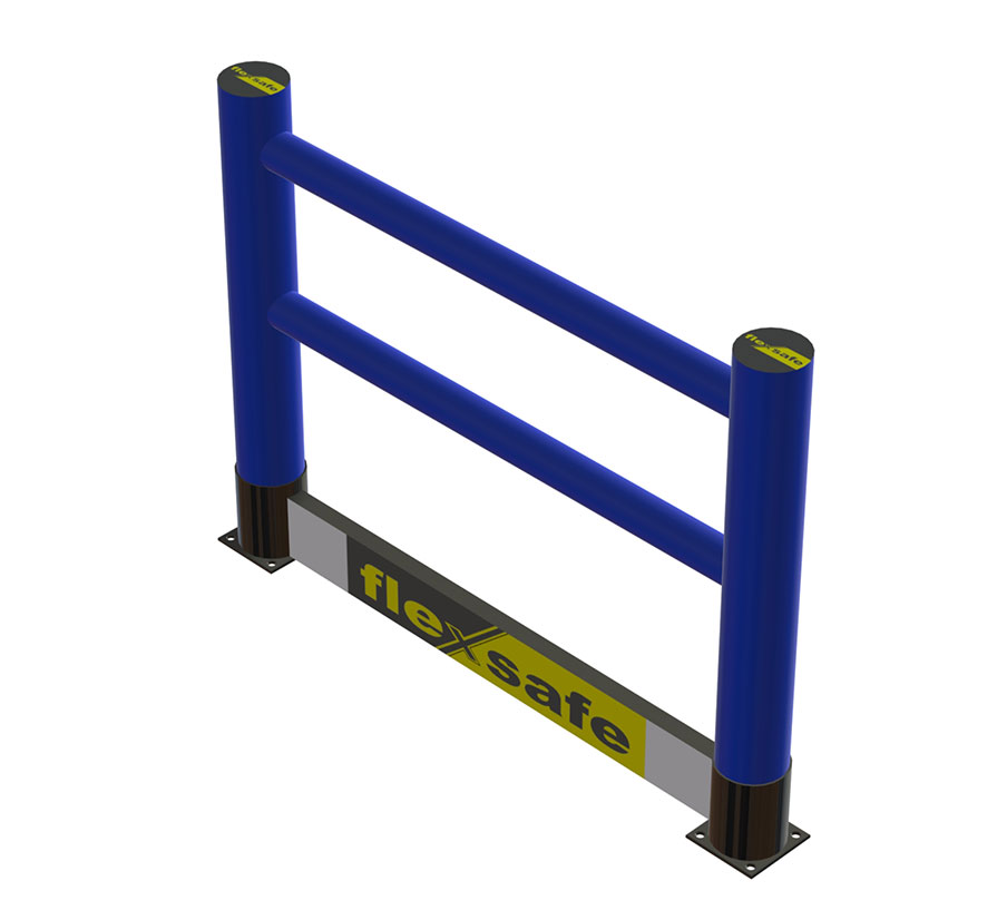Flexsafe – Double Yaya Yolu Bariyeri ve Tekmelik