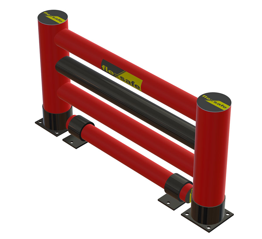 Flexsafe – Triple Black Aktif Alan Raf Bariyeri ve Çatal Sınırlandırıcı