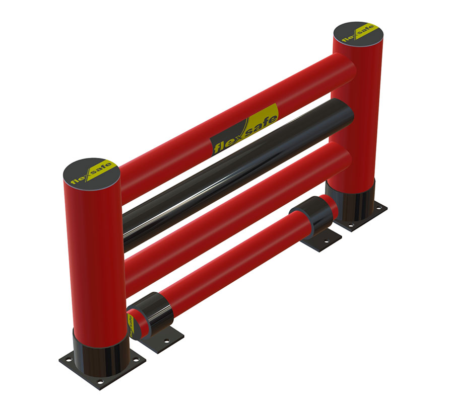 Flexsafe – Triple Black Aktif Alan Raf Bariyeri ve Çatal Sınırlandırıcı