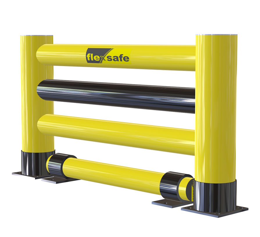 Flexsafe – Triple Black Aktif Alan Raf Bariyeri ve Çatal Sınırlandırıcı