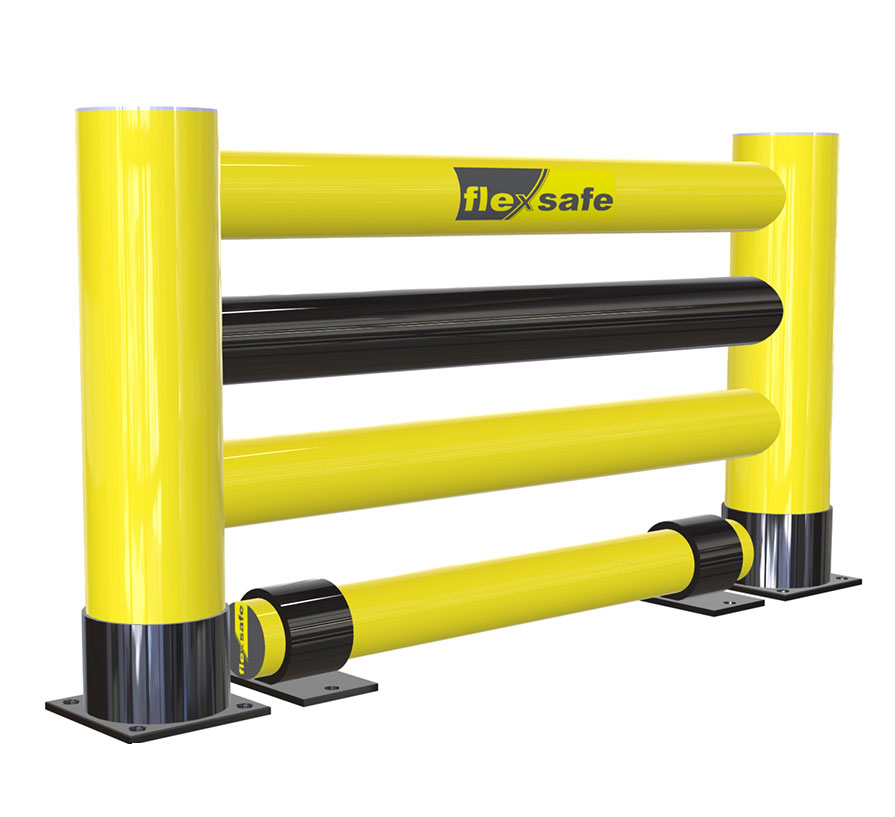 Flexsafe – Triple Black Aktif Alan Raf Bariyeri ve Çatal Sınırlandırıcı