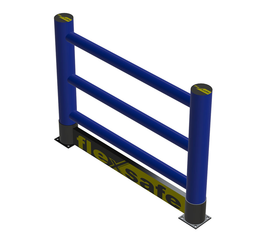 Flexsafe – Triple Yaya Yolu Bariyeri ve Tekmelik