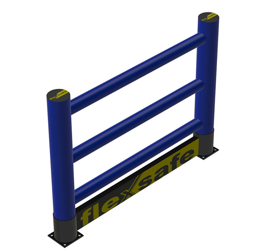 Flexsafe – Triple Yaya Yolu Bariyeri ve Tekmelik