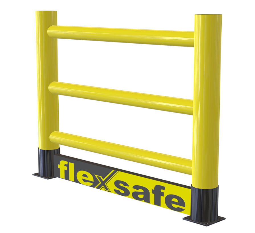 Flexsafe – Triple Yaya Yolu Bariyeri ve Tekmelik
