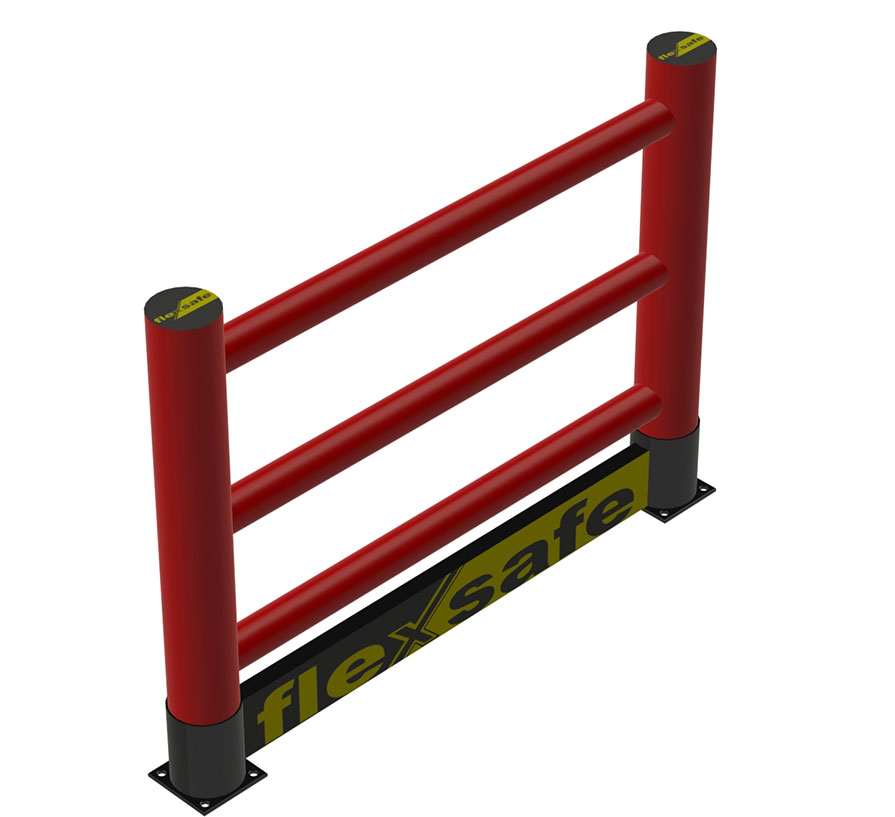 Flexsafe – Triple Yaya Yolu Bariyeri ve Tekmelik