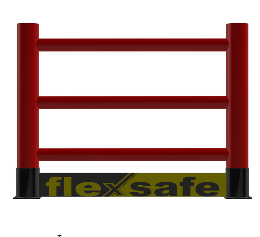 Flexsafe – Triple Yaya Yolu Bariyeri ve Tekmelik