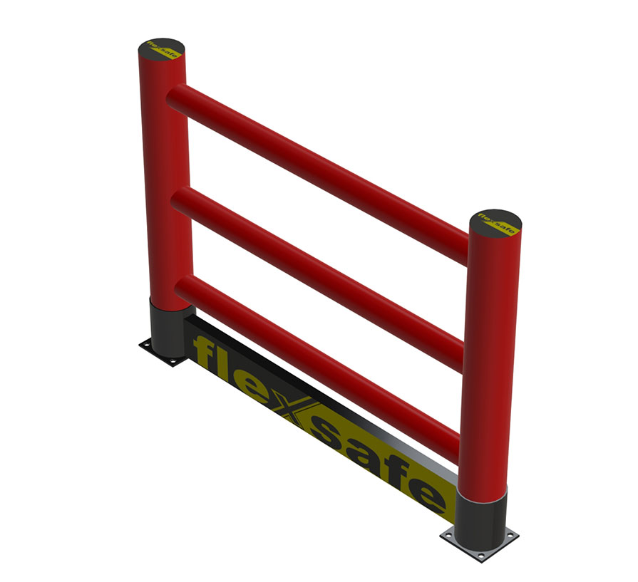 Flexsafe – Triple Yaya Yolu Bariyeri ve Tekmelik